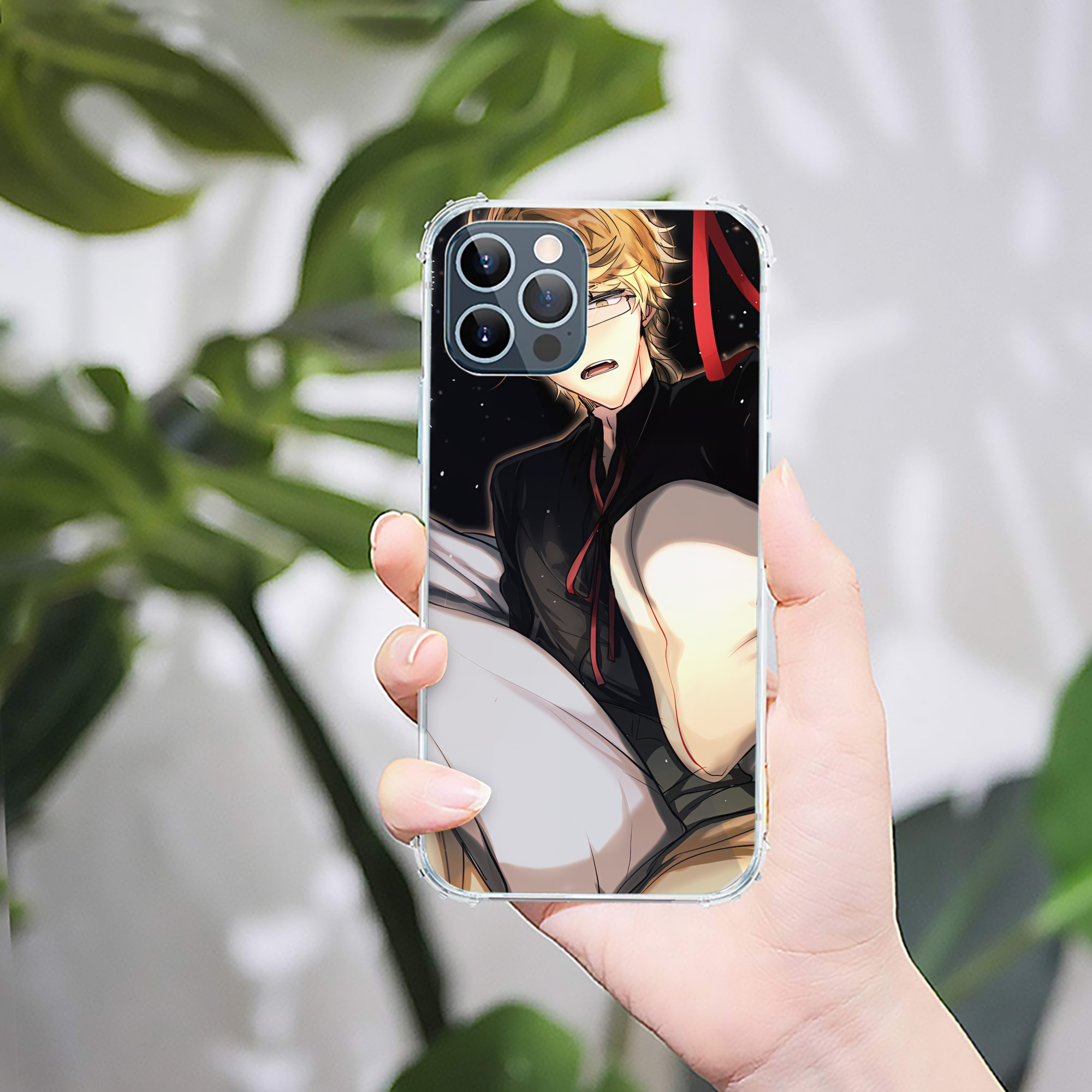 （画像用） 文豪ストレイドッグス Bungo Stray Dogs 【iPhone 12シリーズ対応】透明スマホケース（クリアソフトケース）